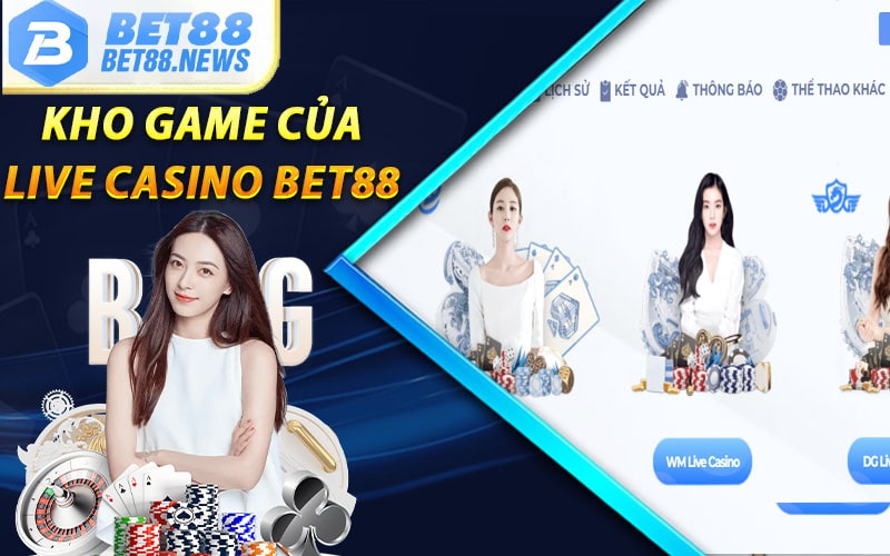 Dịch vụ cá cược hấp dẫn nhất Live Casino của nhà cái